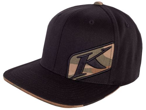 Klim camo hat adult black snapback