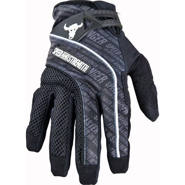 Black m speed and strength lunatic fringe textile glove