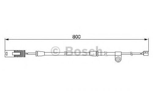 Bosch front brake pad wear sensor for bmw x5 e53 3,0 4,4 4,6 4,8