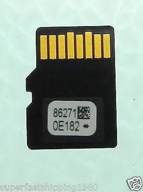 Toyota update 86271-oe182 navigation micro sd card u.s canada map