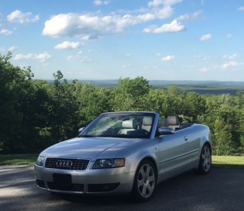 2005 audi s4 cabriolet convertible quattro no reserve!!