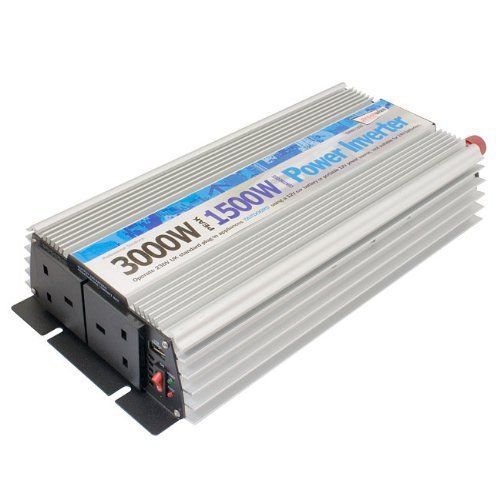 Streetwize swinv1500 3000w peak power inverter dc to ac