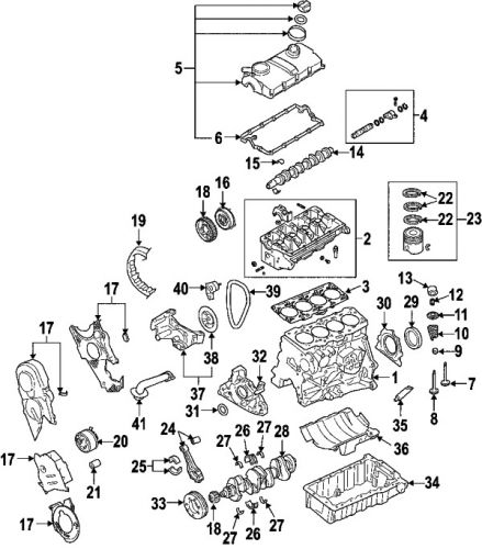 Volkswagen\audi 06b103623p genuine oem baffle plate