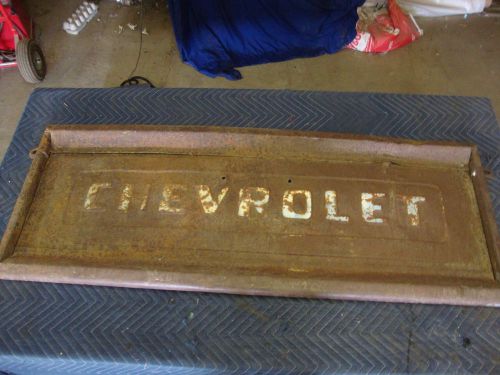 Used vintage chevrolet tailgate, rat rod