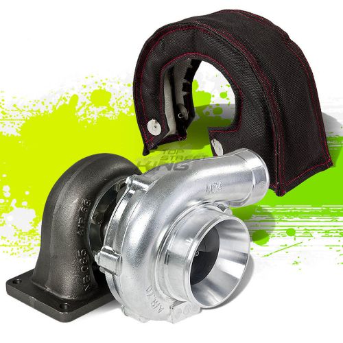 T4 turbo/turbocharger .70 ar 60 trim external wastegate vband+black blanket rs