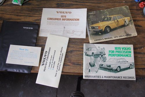 Volvo 240 owner&#039;s owners manual 1979