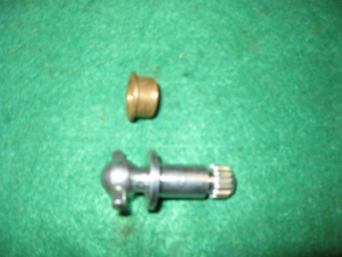 Corvette non power window crank shaft and bushing, new, 1968-1980.