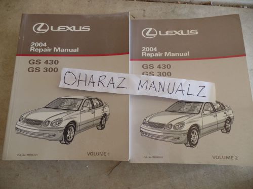 2004 lexus gs430 gs300 service repair manual manuals oem