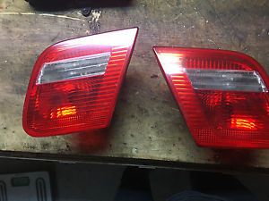 Bmw e46 2002-06 trunk lid tail light lamp set left + right oem 3 series m3