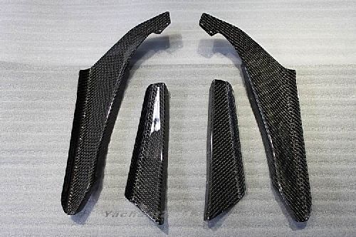 Fit for skyline bnr34 r34 gtr oem type front bumper canard carbon