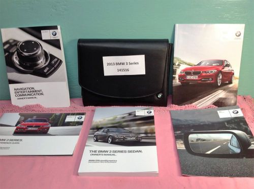 2013 bmw 3 series sedan w/ navigation system owners manual set 328i 335i 328 335