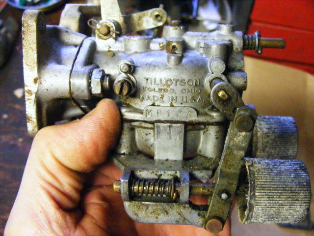 Tillotson carburetor from scott atwater model 491 boat motor (1944?)