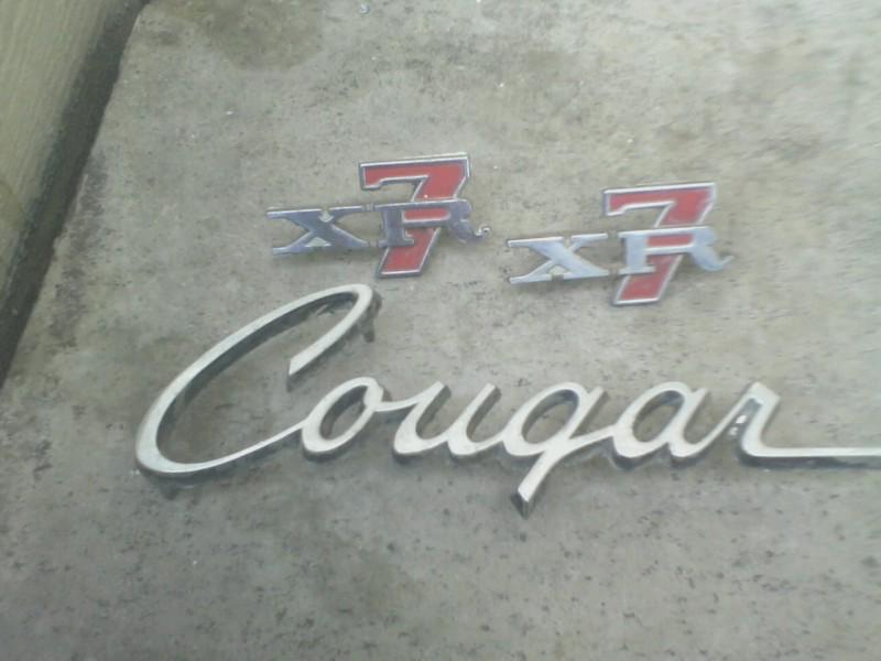 1974 1975 1976 mercury cougar xr7 emblem lot