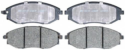 Raybestos sgd1031c brake pad or shoe, front-service grade brake pad