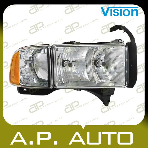 Head light lamp assembly 99-02 dodge ram pickup right r/h sport package model