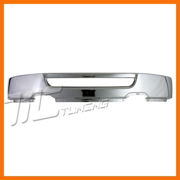 06-08 ford f150 xl front bumper face bar fo1002400 chrome steel cover wo fog new