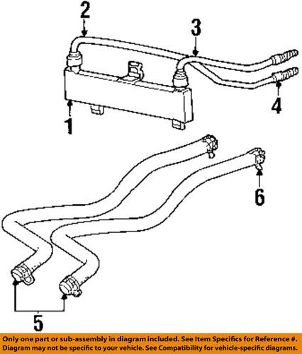 Mopar oem 4596253ab radiator-hose