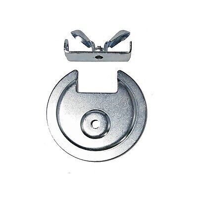 Scott drake c8tz-1424-62-sk spare tire retainer plate &amp; wing nut stainless steel