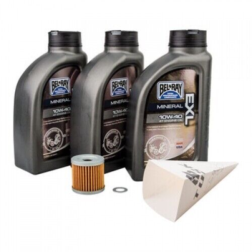 Tusk 4-stroke oil change kit bel-ray exl 10w-40 1529860105