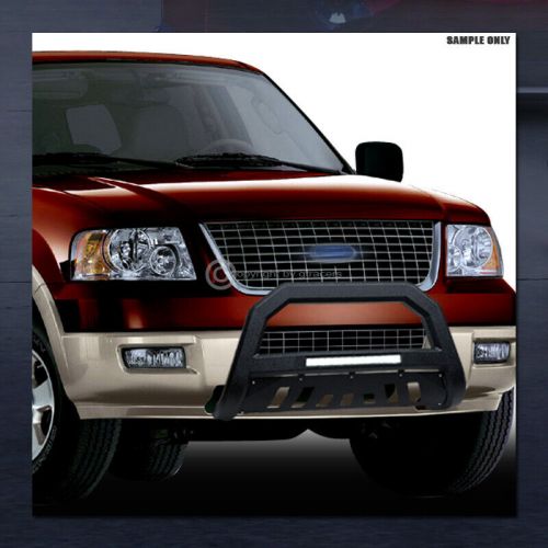 For 1997-2004 ford f150/expedition textured blk avt aluminum led bull bar guard