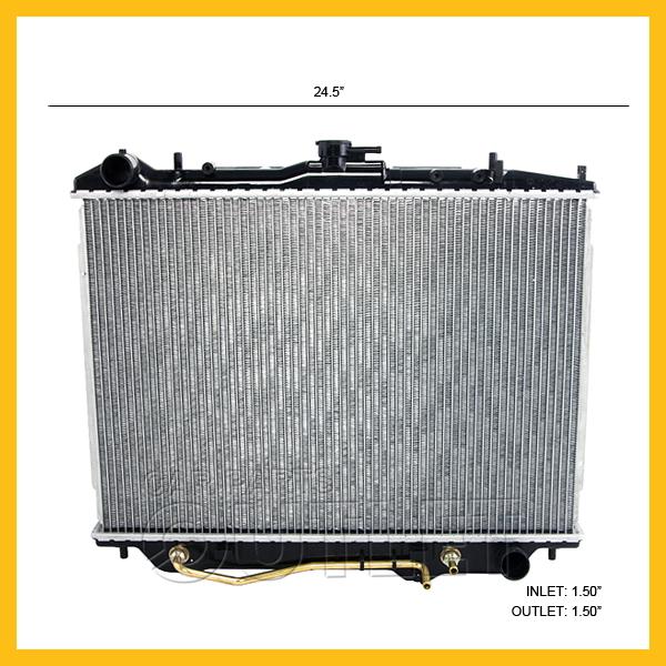 2000 isuzu amigo cooling radiator 00-04 rodeo 3.2l v6 at 99-02 passport new 2195