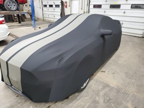 Fits  aston martin indoor black grey dustproof stain stretch full car cover