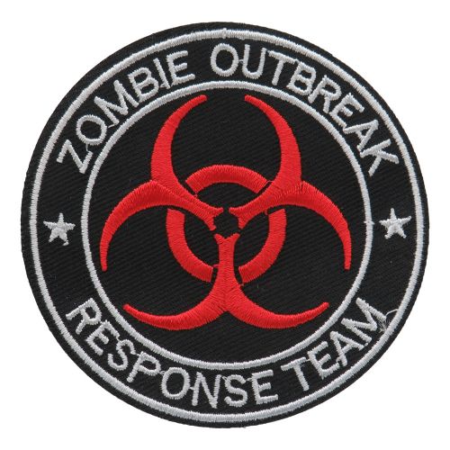 Patch patch zombie outbreak response team ironing patch black-