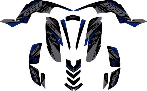 Fits yamaha raptor 660 graphic kit decals stickers atvgraphics all years