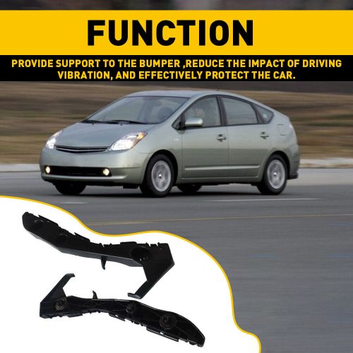 New front bumper cover support brackets guide set for 2004-2009 toyota prius