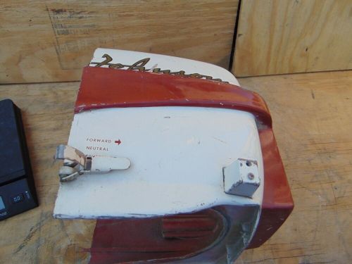 Vintage johnson seahorse rd 1956-1958 front half of hood/cowl parts display omc