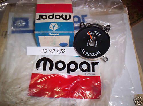 Nos mopar 1975 charger,roadrunner,fury gauge