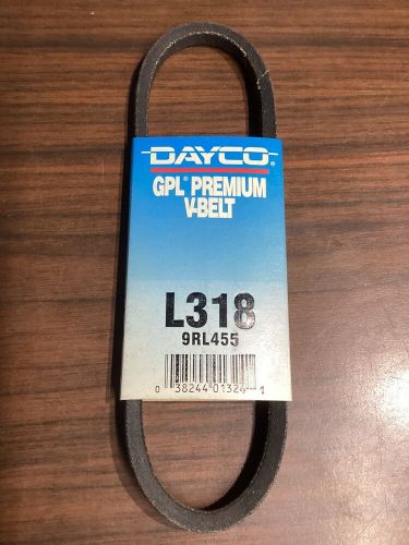 Dayco gpl premium v-belt l318 or 9rl455 new old stock