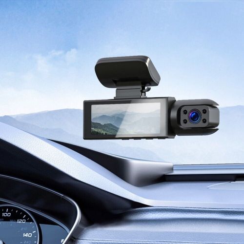 Reliable and easy to use car dvr with dual lens and night vision capability