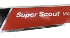 Vintage amf super scout mark ii snowmobile hood decal ( same side ) nos