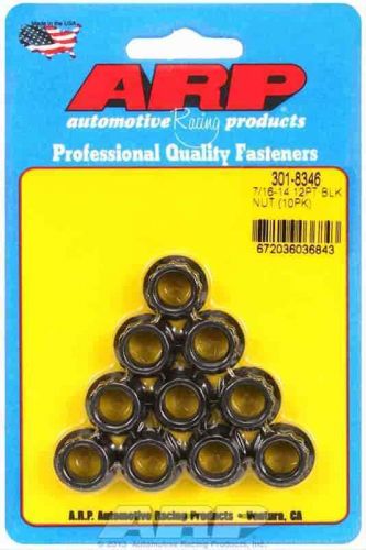 Arp 301-8346 black oxide 12-point nuts