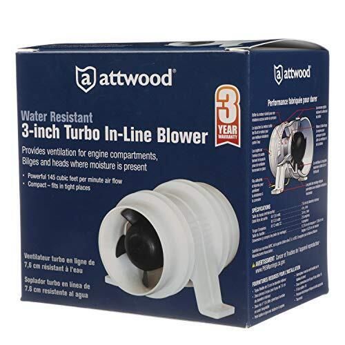 Attwood turbo 3000 series: efficient in-line bilge blower overview