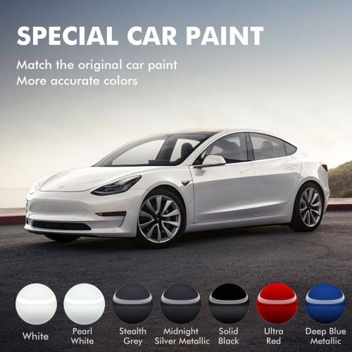 Pearl white touch up paint for tesla, diy 1 fl oz (pack of 1),