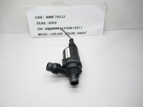 2002-2016 bmw 745li auxiliary additional water coolant pump 64116922699 oem