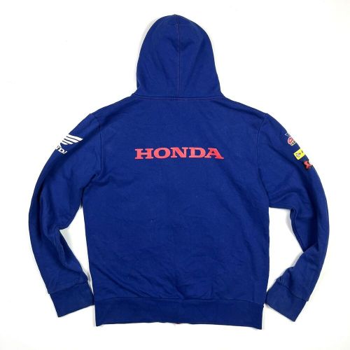 Honda racing motul dunlop cbr fureblode moto zip hoodie blue