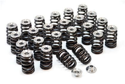 Gsc p-d beehive valve springs w/titanium retainers kit fits toyota 2jz-gte 2jz