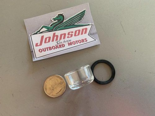 Johnson evinrude 303121 303122 glass fuel bowl &amp; gasket 5.5 to 10hp 50&#039;s &amp; 60&#039;s