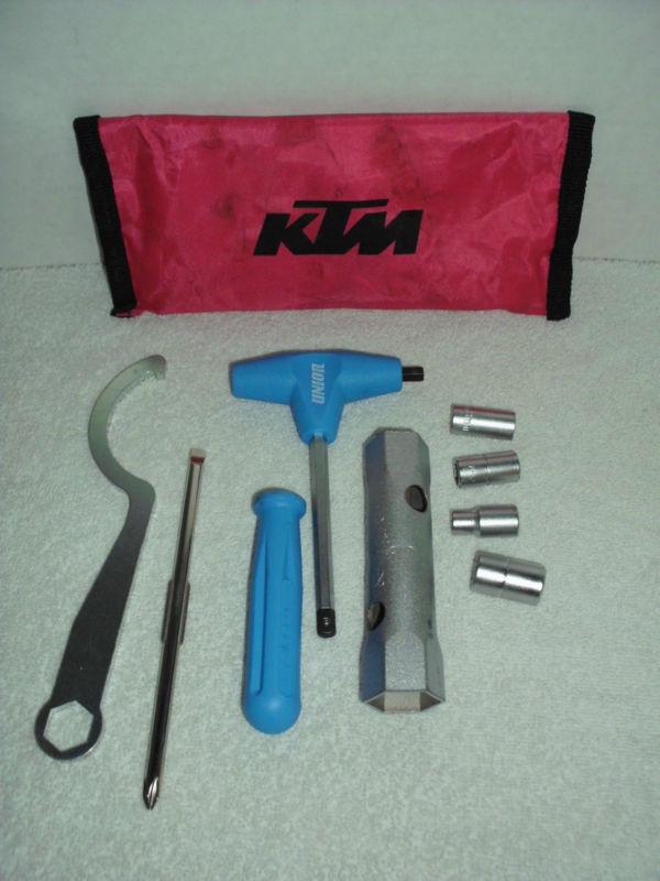 9 piece metric tool kit with pink velcro pouch for motorcycles unbeatable price!