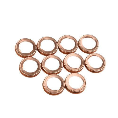 10x metal oil drain plug crush washer gasket 11026-01m02 for-nissan/for infiniti