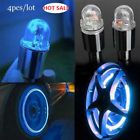 4pcs car wheel tire tyre air valve stem led light cap cover car accessories