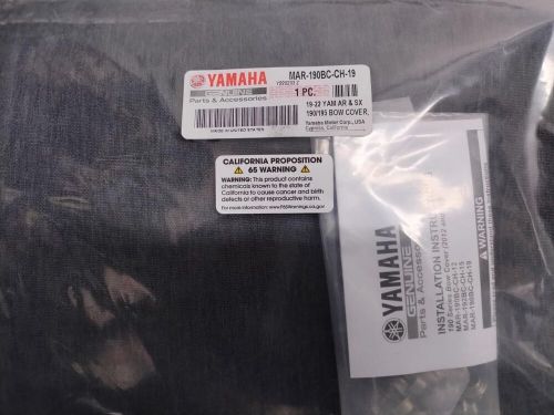 Yamaha oem 2019-2021 uv and water resistant bow cover mar-190bc-ch-19