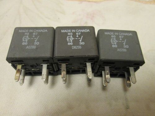 Lot of 3 omron 7236 gm fan relay 12177236