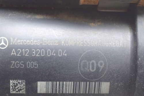 Mercedes e 350 bluetec s212 compressor air suspension air suspension a2123200404-