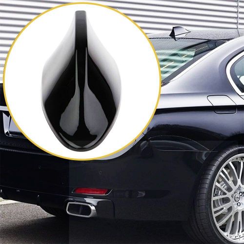 Car shark fin styling roof aerial antenna radio fm/am signal trim universal new