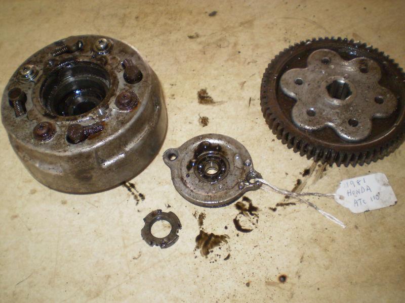 Honda atc 1981 110 atc engine main clutch assembly