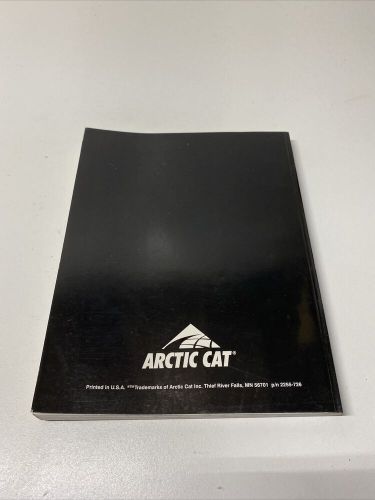 1998 arctic cat powder extreme powder special service manual 2255-726